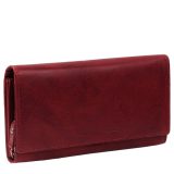 The Chesterfield Brand C08.037304 Δερμάτινο Γυναικείο Πορτοφόλι με RFID Κόκκινο 1