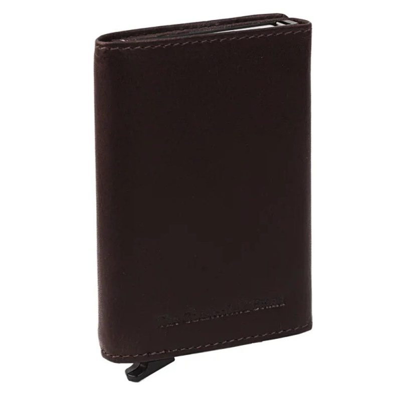 The Chesterfield Brand C08.038001 Card Holder Δερμάτινο Πορτοφόλι Καρτών με RFID Καφέ The Chesterfield