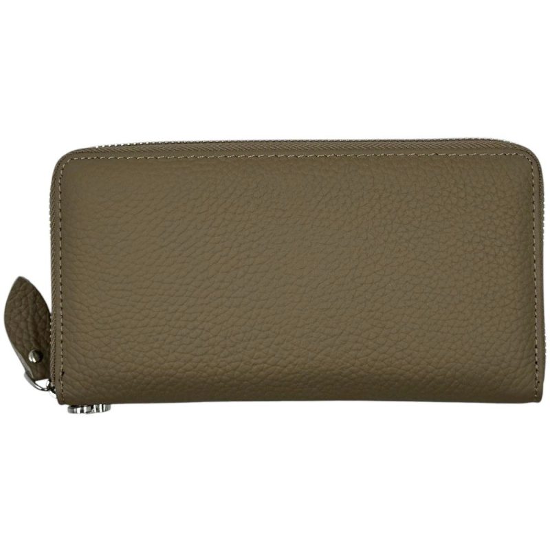 Domus 313 Δερμάτινο Γυναικείο Πορτοφόλι Μπεζ Domus accessories