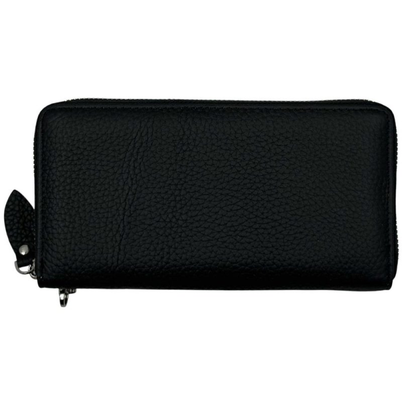 Domus 313 Δερμάτινο Γυναικείο Πορτοφόλι Μαύρο Domus accessories