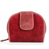 Kion H1025 SUEDE Πορτοφόλι Γυναικείο Δέρμα Μπορντό 1