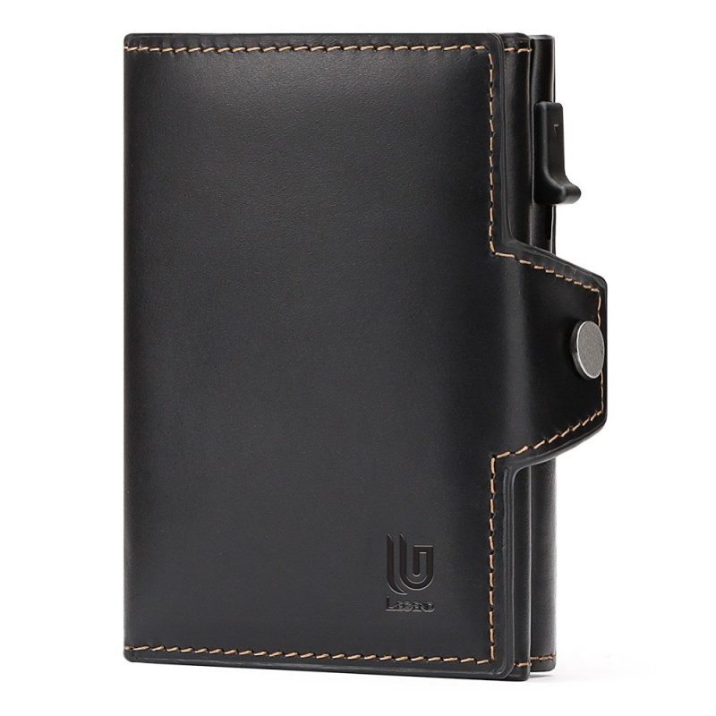 Legend LGDW-221 Δερμάτινο Πορτοφόλι RFID Μαύρο LEGEND ACCESSORIES