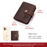 Legend LGDW-225-A Δερμάτινο Πορτοφόλι με RFID Καφέ 4