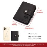 Legend LGDW-225 Δερμάτινο Πορτοφόλι με RFID Μαύρο  4