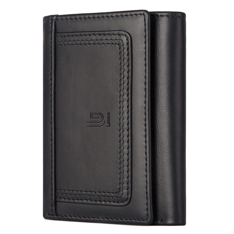 Legend LGGW-226 Δερμάτινο Πορτοφόλι με RFID Μαύρο LEGEND ACCESSORIES