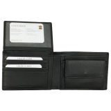 Luxus Δερμάτινο Ανδρικό Πορτοφόλι Με RFID LX-5914 Μαύρο  3