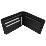 Luxus Δερμάτινο Ανδρικό Πορτοφόλι Με RFID LX-5914 Μαύρο  2