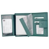 Luxus Δερμάτινο Γυναικείο Πορτοφόλι με RFID LX40014 Τιρκουάζ 4