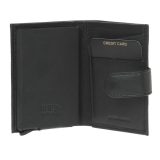 Diplomat MN714 Card Holder Δερμάτινο Πορτοφόλι Καρτών με RFID Μαύρο 3