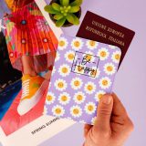Legami Milano PH0034 Daisy Θήκη Διαβατηρίου με RFID Λιλά 3