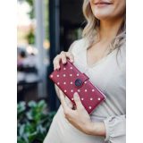 VUCH Γυναικείο Πορτοφόλι Pippa Wine polka-dot Κόκκινο 4