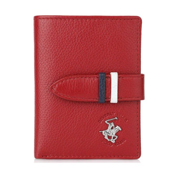 Beverly Hills Polo Club BH-1354 Γυναικείο Πορτοφόλι Καρτοθήκη κόκκινη