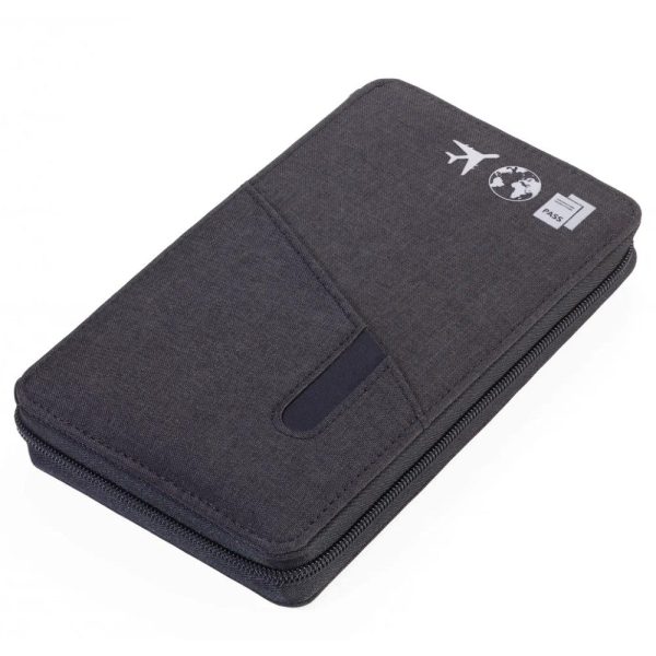 TROIKA TRV90/DG CargoSafe Θήκη-Organizer Για Ταξιδιωτικά Έγγραφα Data Safe Γκρι