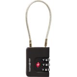 Samsonite 155576-1041 Ta Revol Cablelock 3 Dial TSA Λουκέτο Συνδυασμού Μαύρο 1