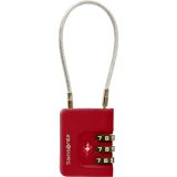 Samsonite 155576-1726 Ta Revol Cablelock 3 Dial TSA Λουκέτο Συνδυασμού Κόκκινο 1