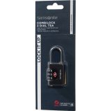 Samsonite 155577-1041 Combilock 3Dial TSA Λουκέτο Συνδυασμού Μαύρο 2