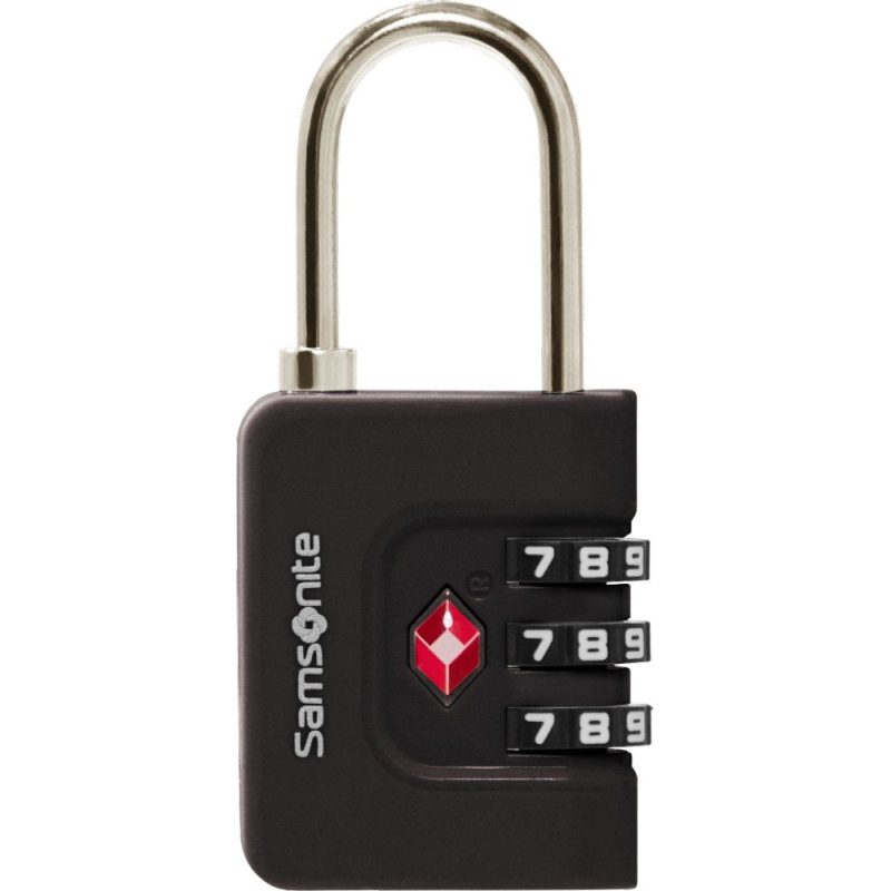 Samsonite 155577-1041 Combilock 3Dial TSA Λουκέτο Συνδυασμού Μαύρο Samsonite