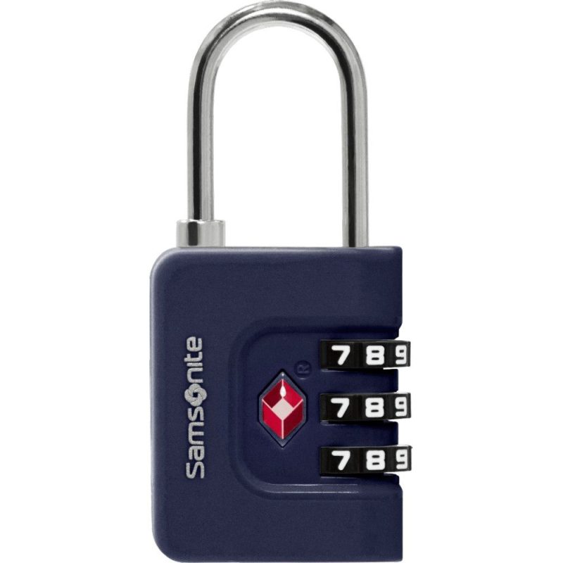 Samsonite 155577-1549 Combilock 3Dial TSA Λουκέτο Συνδυασμού Μπλε Samsonite