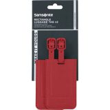 Samsonite 155592-1726 Ta Revolution Luggage Tags Ετικέτες Βαλίτσας 2τμχ Κόκκινες 1
