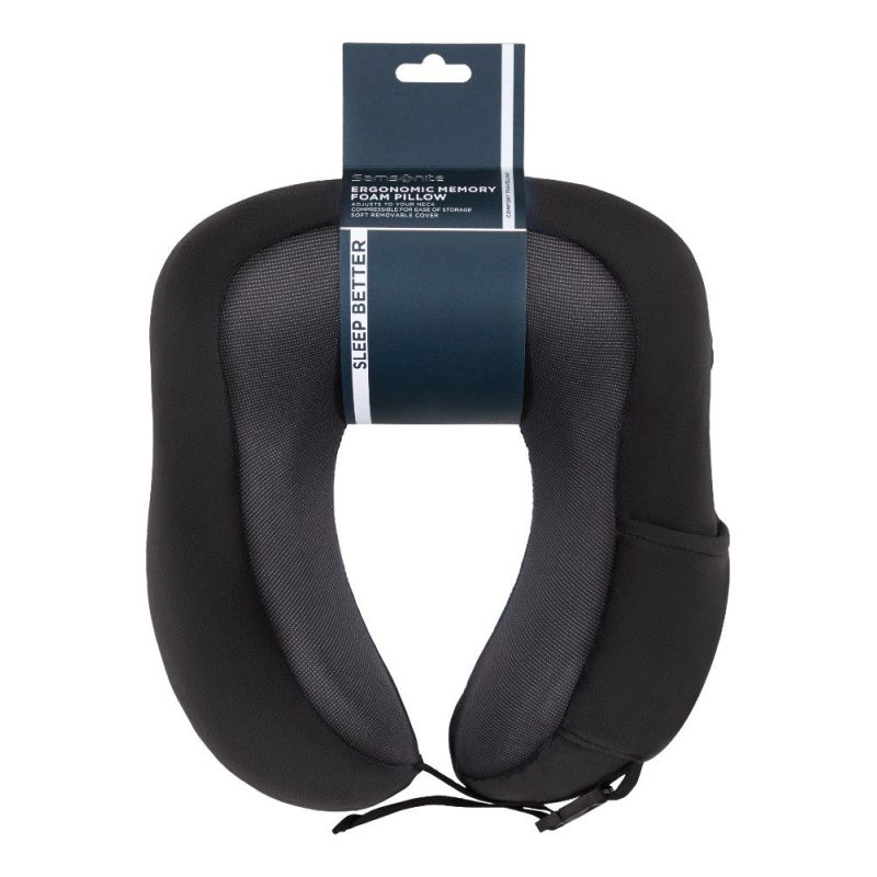 Samsonite 155601-1041 Ta Revolution Μαξιλαράκι Ταξιδίου με Memory Foam Μαύρο Samsonite