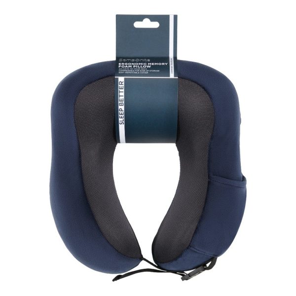 Samsonite 155601-1549 Ta Revolution Μαξιλαράκι Ταξιδίου με Memory Foam Μπλε