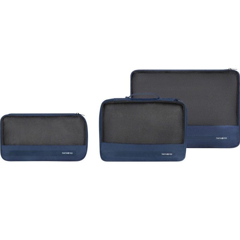 Samsonite 155602-1549 Ta Revolution Set of 3 Packing Cubes Θήκες οργάνωσης Βαλίτσας Μπλε Samsonite