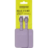 American Tourister 158736-A035 Luggage Tags Ετικέτες Βαλίτσας 2τμχ Λιλά 1