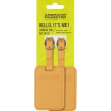 American Tourister 158736-A937 Luggage Tags Ετικέτες Βαλίτσας 2τμχ Πορτοκαλί 1