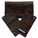 Mestango 2009-2 Pocket Καπνοθήκη χειροποίητη Δέρμα Καφέ 2
