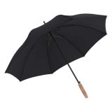 Knirps 47301008 Timber Stick  Αυτόματη Αντιανεμική Ομπρέλα Βροχής Μπαστούνι Μαύρη 4