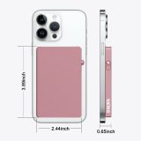 Valenta 588317 Cardprotector Πορτοφόλι Καρτών Αλουμινίου MagSafe Ροζ 3