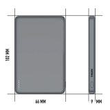 Valenta 588676 Powerbank MagSafe Ultra Slim 5000mAh 15W Γκρι 3