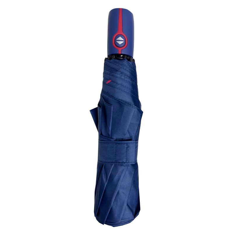 Nautica 6664 Αυτόματη open-close Αντιανεμική Ομπρέλα Βροχής Σπαστή Μπλε NAUTICA