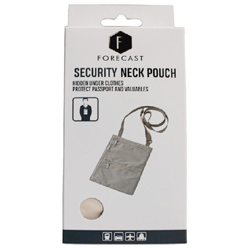 Forecast 67603 Security Neck Pouch Πορτοφόλι Ταξιδίου Μπεζ Forecast