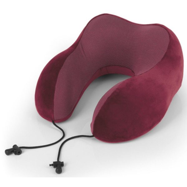 Gabol 800037-008 Μαξιλαράκι Ταξιδίου με Memory Foam Μπορντό