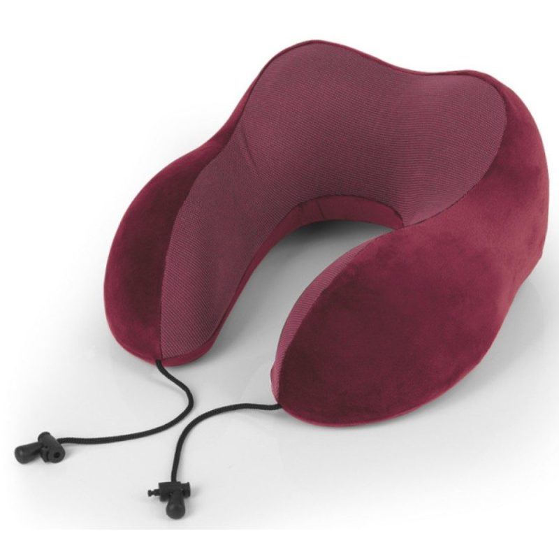 Gabol 800037-008 Μαξιλαράκι Ταξιδίου με Memory Foam Μπορντό Gabol