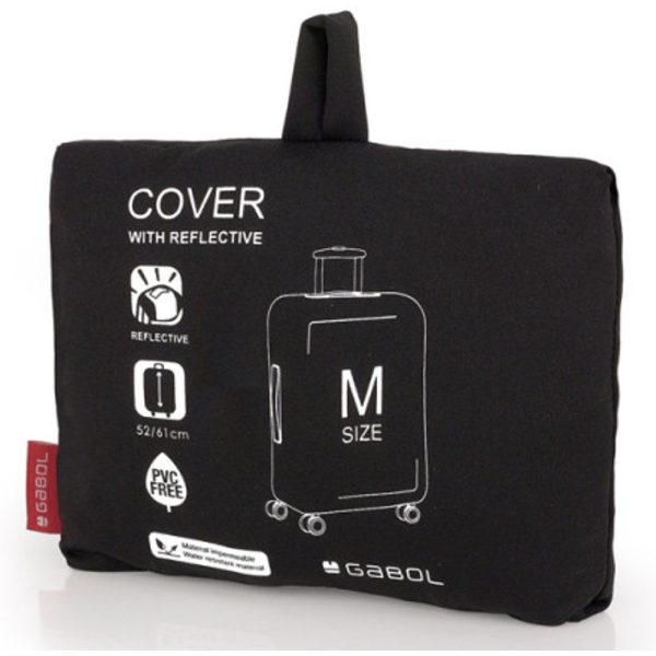 Gabol 800056 Κάλυμμα Βαλίτσας Luggage Cover MEDIUM Μαύρο