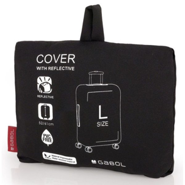 Gabol 800057 Κάλυμμα Βαλίτσας Luggage Cover LARGE Μαύρο