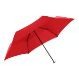 Knirps US.050 Αντιανεμική Ομπρέλα Βροχής Σπαστή Ultra Slim 00501501 Κόκκινη 6