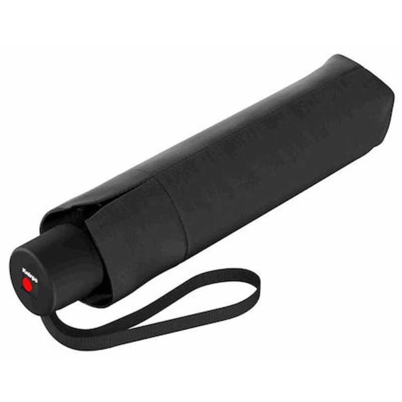 Knirps A.050 Αντιανεμική Ομπρέλα Βροχής Σπαστή 70511000 Μαύρη Knirps