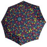Knirps A.050 Αντιανεμική Ομπρέλα Βροχής Σπαστή Create Black 70518542 Μαύρη με σχέδια. 2