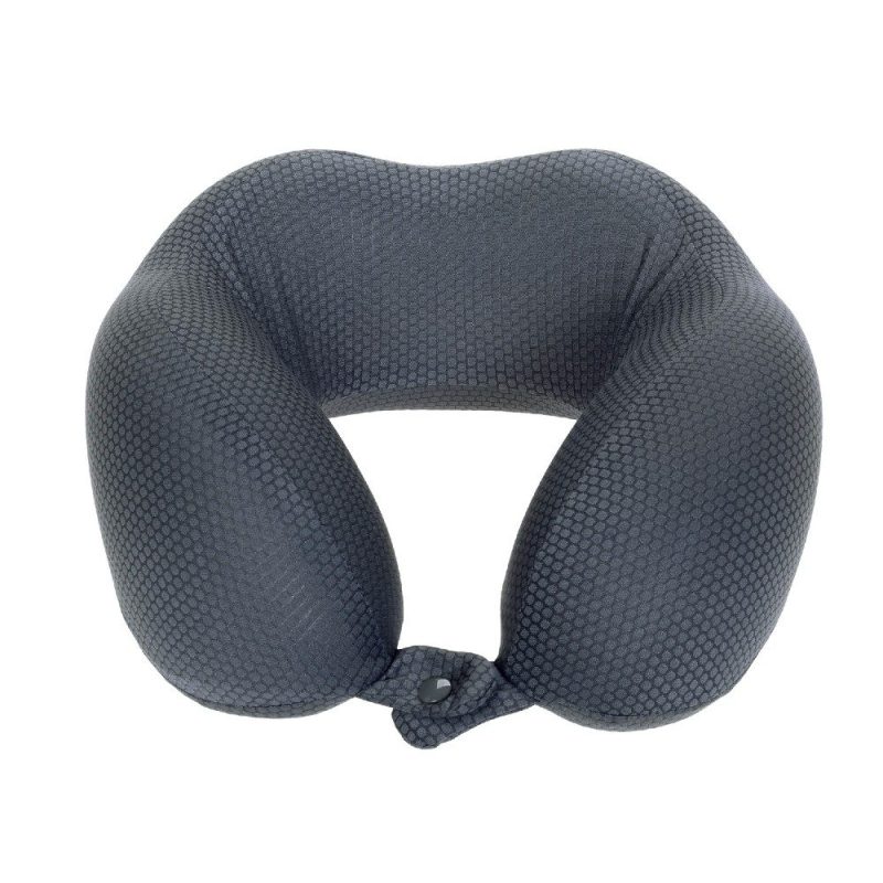 Diplomat ACPIL3 Μαξιλαράκι Ταξιδίου με Memory Foam Γκρι DIPLOMAT