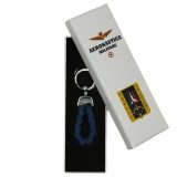 AERONAUTICA MILITARE Δερμάτινο μπρελόκ AM-165 Μπλε 3