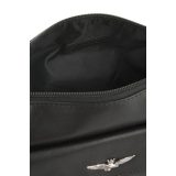 Aeronautica Militare AM-300 Δερμάτινο Ανδρικό Νεσεσέρ Μαύρο 4