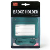 Legami Milano BH0029 Badge HolderTag Ετικέτα Προσωπικών Στοιχείων Πετρόλ 2