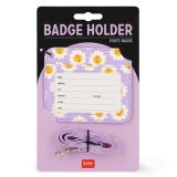 Legami Milano BH0032 Badge HolderTag Ετικέτα Προσωπικών Στοιχείων DAISY Λιλά 3