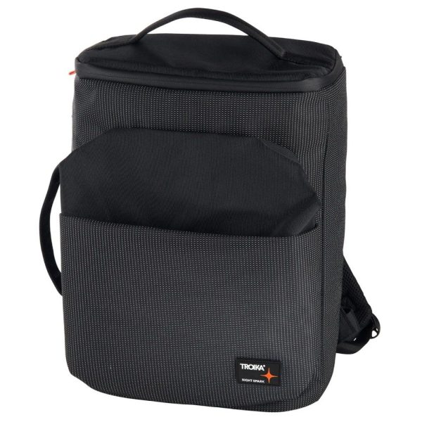 TROIKA BNS14/BK NIGHT SPARK COOLER BACKPACK Ισοθερμική Τσάντα Πλάτης Μαύρη