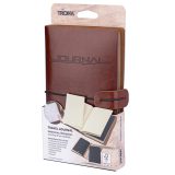 TROIKA BTJ25/BR Travel Journal Σημειωματάριο Καφέ 2