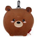 Legami Milano CTP0002 Teddy Bear Travel Set Μάσκα και Μαξιλαράκι Ταξιδίου Καφέ 1