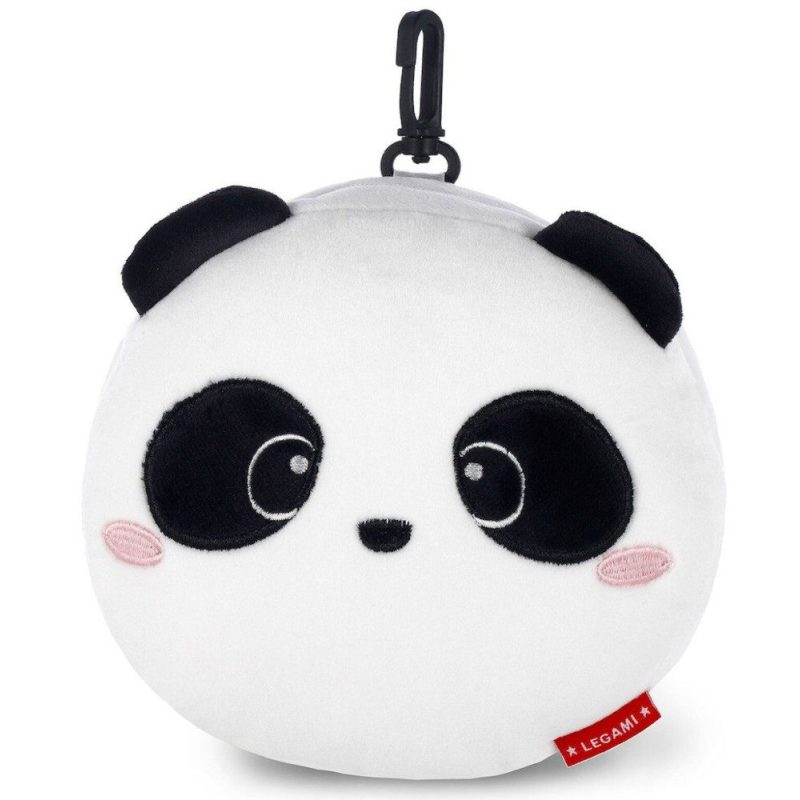 Legami Milano CTP0004 Panda Travel Set Μάσκα και Μαξιλαράκι Ταξιδίου Λευκό LEGAMI